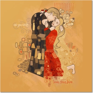 The Invention of the Kiss Posters and Art